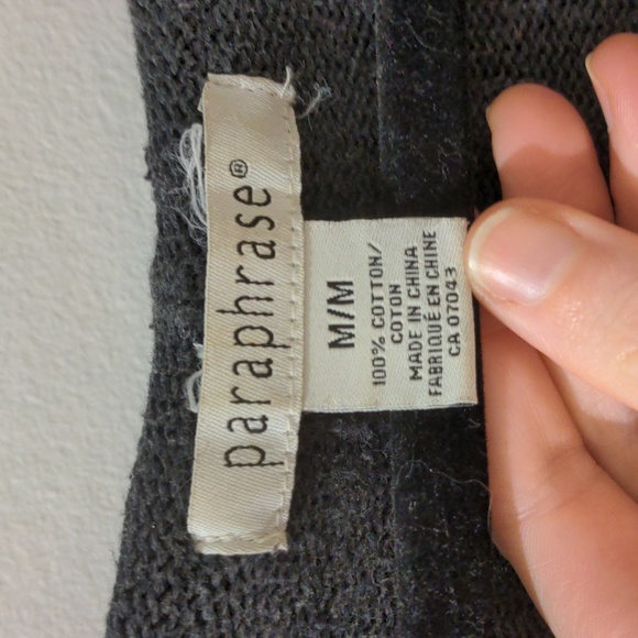 Paraphrase - M - Long Hooded Knit Cardigan - Picture 3 of 6